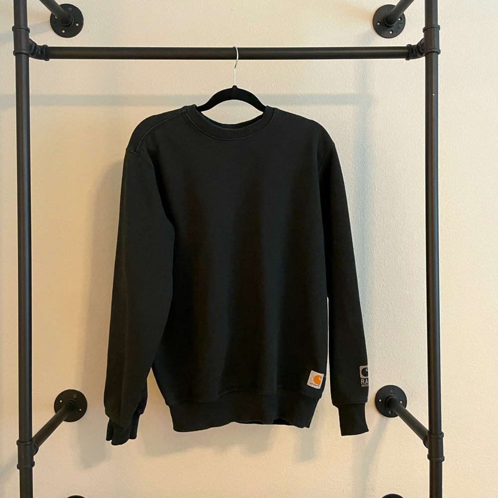 Mens Sz S Carhartt crewneck seater Black